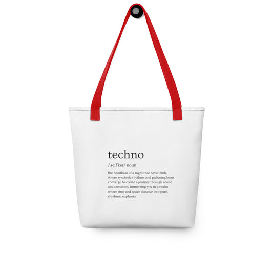 Techno Definition Tote bag