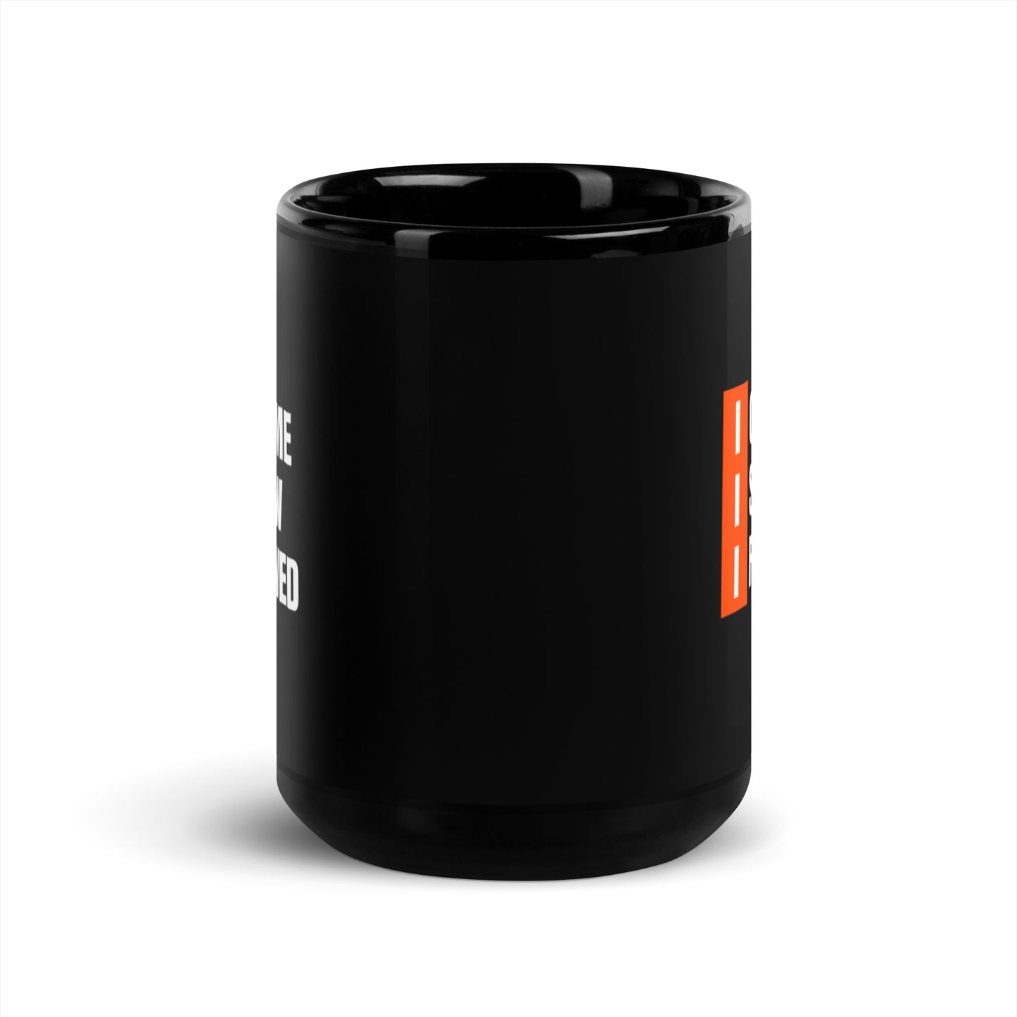 Came Saw Raved Black Glossy Mug