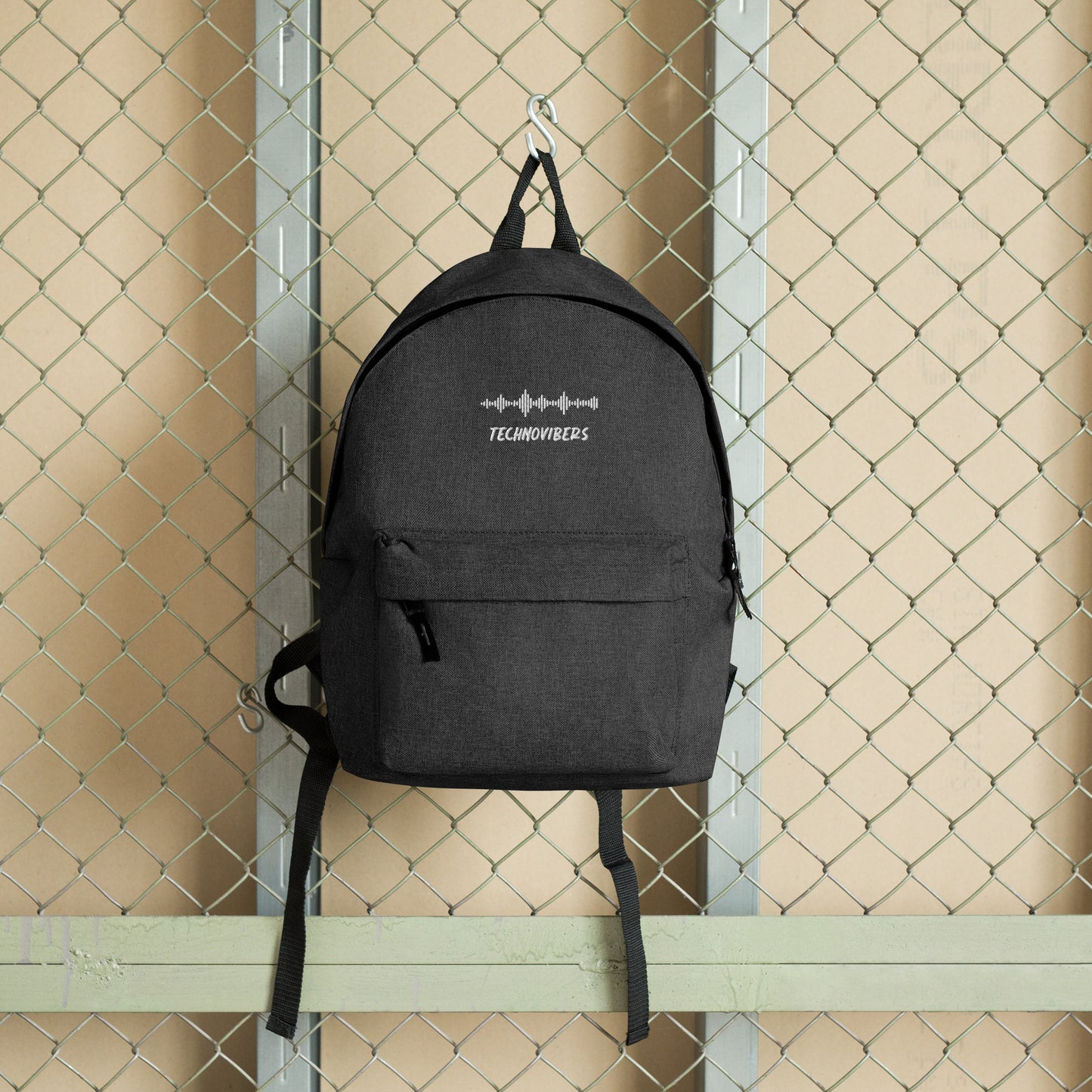 Technoviber embroidered backpack