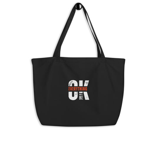 Ok Large organic tote bag