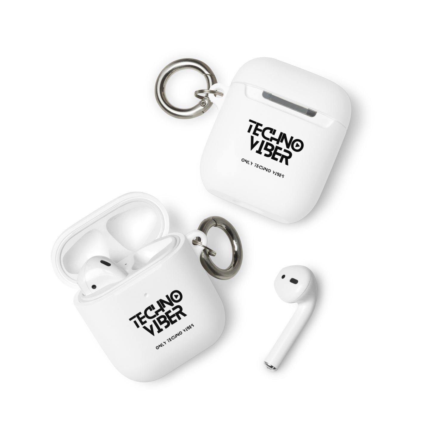 Technoviber White Rubber Case for AirPods®