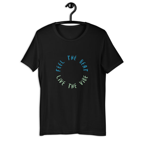 Feel the beat, live the vibe! Unisex staple eco t-shirt