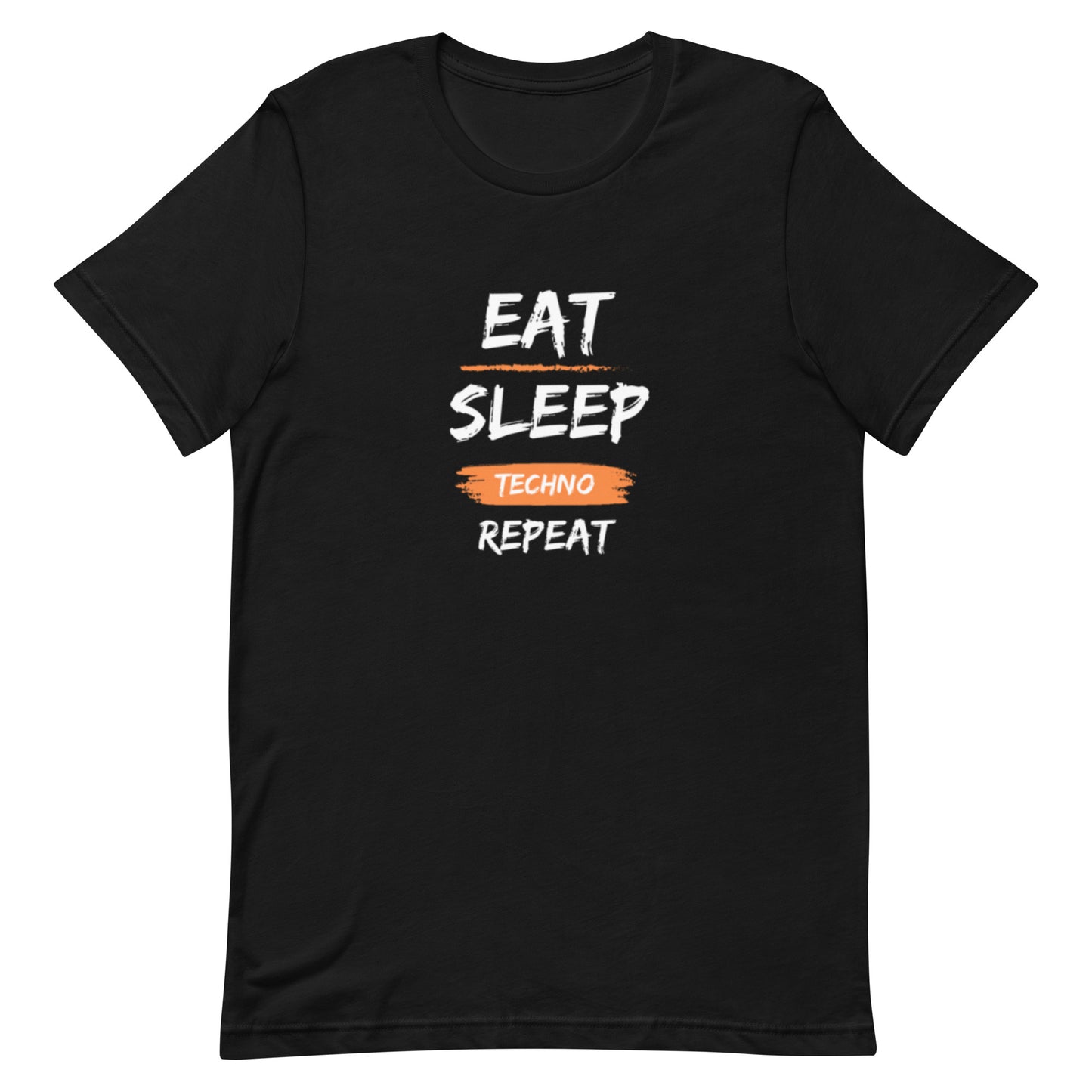 Eat Sleep Techno Repeat Unisex staple eco t-shirt